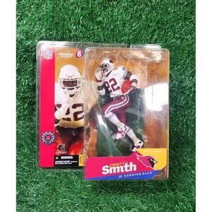 Vntg McFarlane NFL Series 6 Arizona Cardinals Emmitt Smith White Jersey figurine